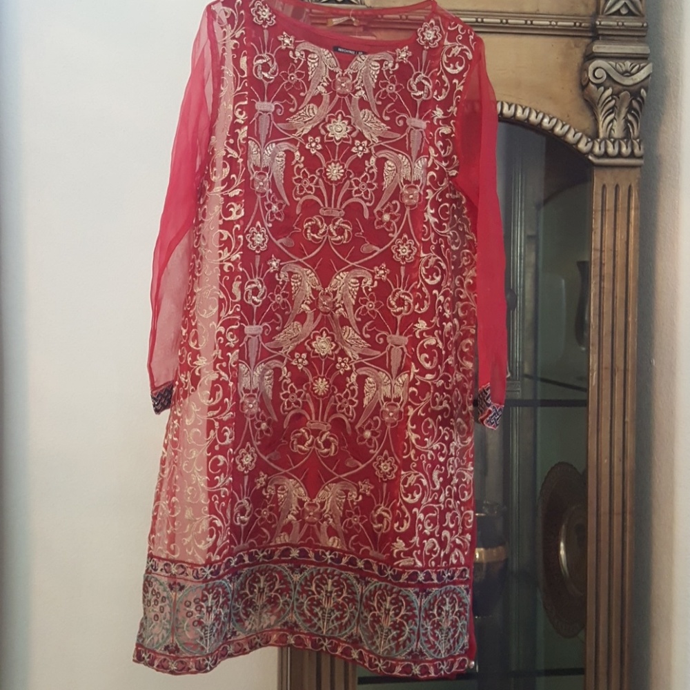 Top kurti ,Pakistani/indian dress ,with slip